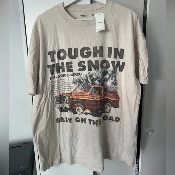 Abercrombie & Fitch Bronco Soft AF Graphic Tee - Picture 1 of 4